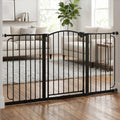 Safety 30.5"-58" Extra Wide Baby Gate, Bottom of Stairs & Doorways