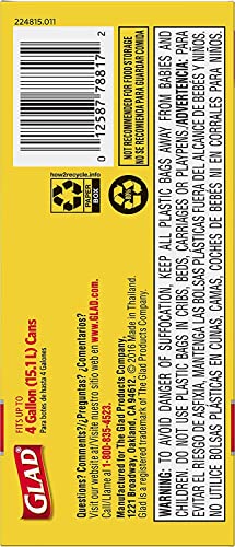 Garbage Small, White, 4 gallons, 30 Count (Pack of 2) - view 5