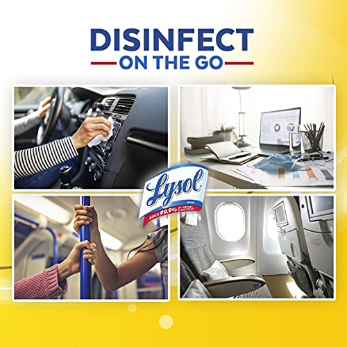 Disinfectant Handi-Pack Wipes, Multi-Surface Antibacterial Cleaning Wipes, for Disinfecting and Cleaning, Lemon and Lime Blossom, 480 Count (Pack of 6) - view 4