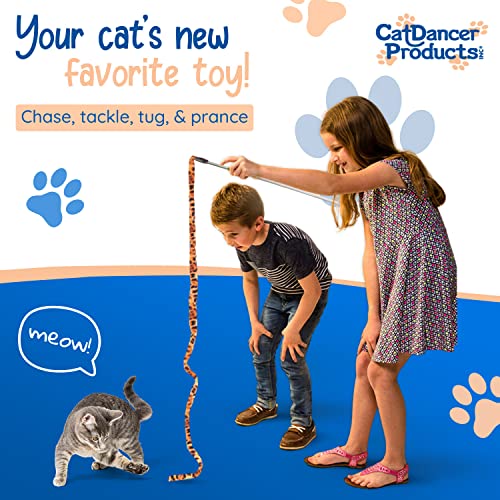 Products Jungle Cat Charmer, Jungle Wand Toy for Kittens Training, Colorful Ribbon Cat Charmer, Interactive Catcher Wand for Cat Exercise (1 Pack, Multicolor) - view 2
