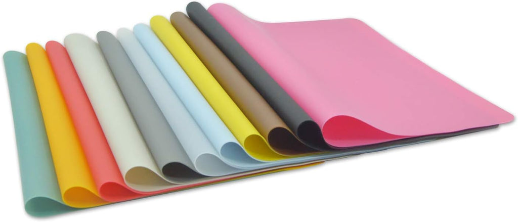Silicone placemats, food-grade non-slip waterproof, dining, stain resistant, countertop protector, kitchen counter mat, heat resistant, baking mat dishwasher safe (15.7x11.8inch-4pack, black) - view 6