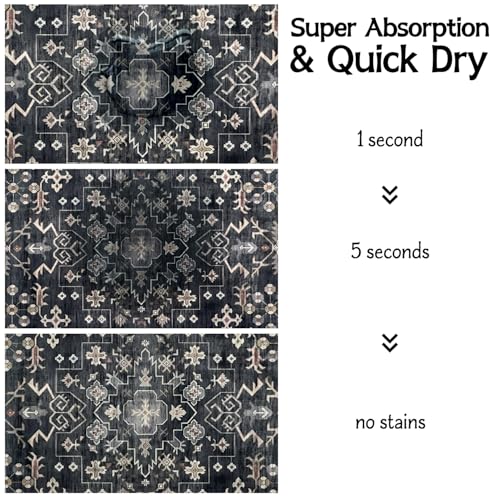 Pet Food Mats for Floor, Absorbent Dog Mat for Food and Water Dispenser, Quick Dry Dog Placemat Pet Supplies - view 4