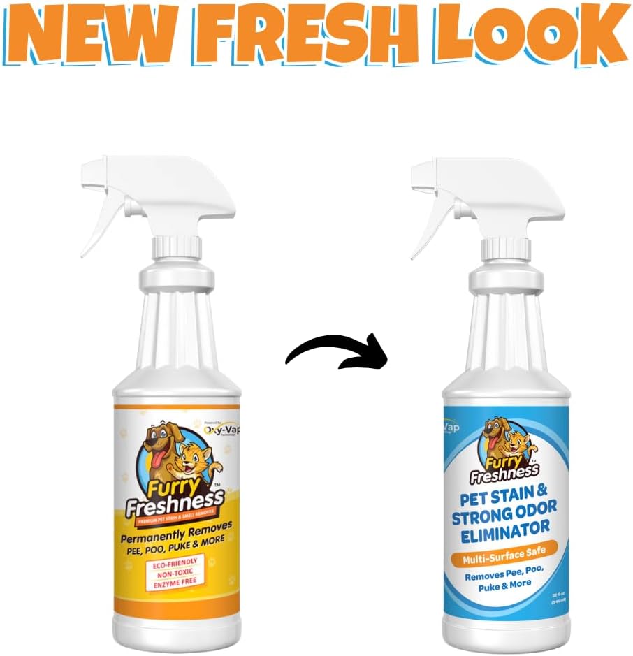 Extra Strength Cat or Dog Pee Stain & Permanent Odor Remover + Smell Eliminator -Removes Stains from Pets & Kids Including Urine or Blood- Lifts Old Carpet Stains- 32oz Spray - view 2