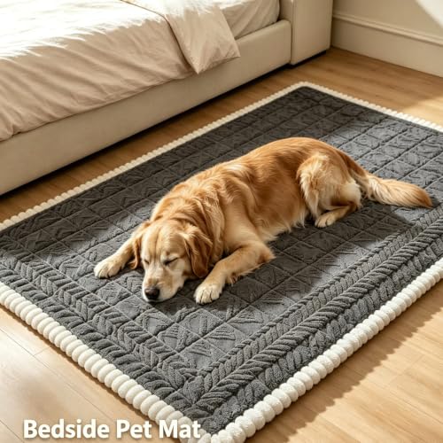 Non Slip Couch Covers for Dogs (Dark Gray, 35.4'' x 70'') - view 3