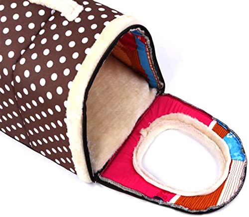 Indoor Dog House Soft Warm Cat Cave, Portable Foldable Pet Bed, Washable Removable Cushion for Cat and Small Dogs, Outdoor Igloo Dog Cat House - view 4
