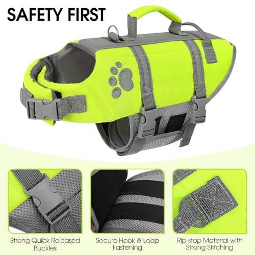 XS Dog Life Jacket, Puppy Life Vest for Swimming, Cat Swim Vest - view 2