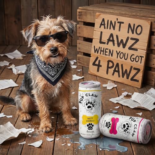 Pup Claw Dog Toys - Funny Cute Plush Dog Toys with Squeaker and Crinkle - Parody (2 Pack) (Tropical Pack) - view 2