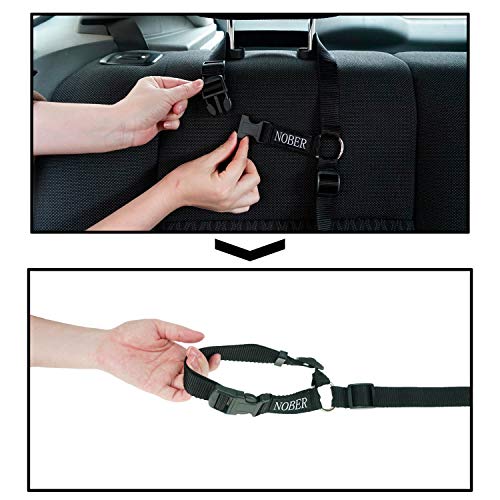 Pet Dog Cat Seat Belts, Car Headrest Restraint Adjustable Safety Leads Vehicle Seatbelt Harness 1 Pack - view 4