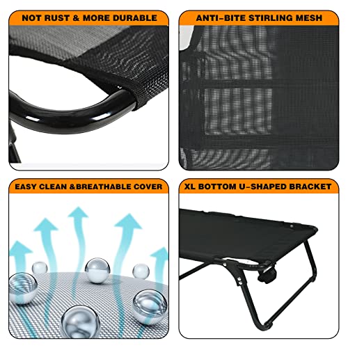 Outdoor Elevated Dog Bed Cooling Raised Dog Cots - view 4