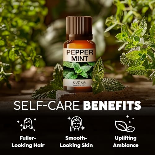 Kukka 100% Pure Peppermint Essential Oil for Skin, Diffuser, 0.34 Fl Oz - view 4