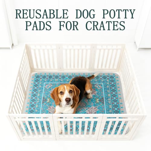 Washable Pee Pads for Dogs, 4 Pack Reusable Puppy Pads, Absorbent and Leakproof Dog Pee Pads, Non Slip Puppy Training Pads, Pet Mat for Floor, Crate, Couch, Whelping, 18"x24" - view 4