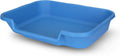 Senior cat litter box, large litter pan, little boy blue | open top low entrance kitty litter box, lightweight low entry litters box, durable design for easy cleaning, made in USA