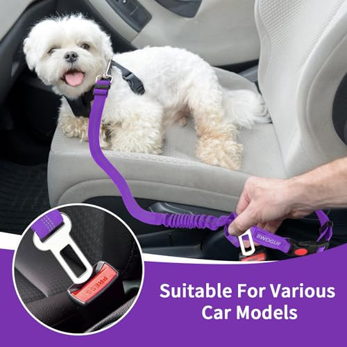 Dog Seat Belt for Car, Headrest Restraint Reflective Bungee, 1 Pack - view 5
