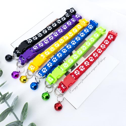 6 PCS Puppy Collars with Bell, for Small Dog Cats, 19-32 cm - view 7