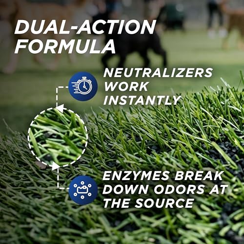Outdoor Odor Eliminator for Pets, Dogs, For Grass, Turf, Lawns, Kennels & Dog runs, Enzyme Cleaner Hose Sprayer with Concentrate Refill (2 Pack - 64 Oz Hose End Sprayer) - view 5