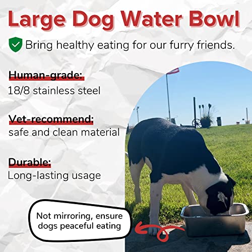 1.2 Gallon Large Dog Water Bowl - view 2
