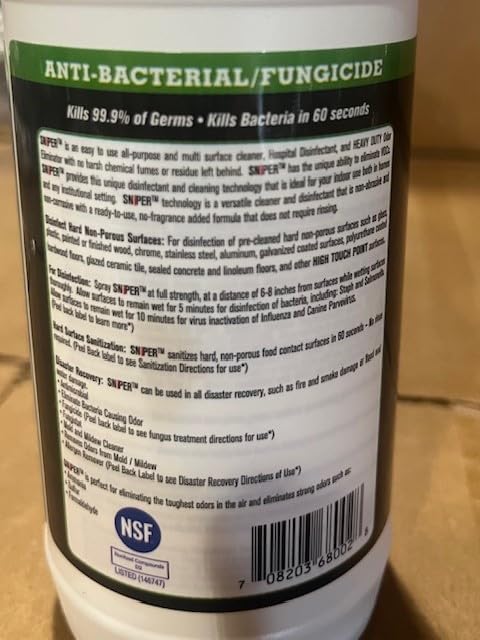 Hospital Disinfectant, Odor Eliminator & All-Purpose Cleaner, 16 Ounce Spray - view 2