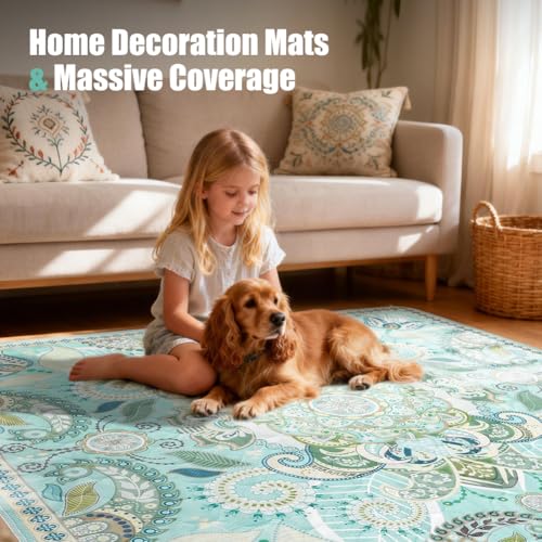 Washable Pee Pads for Dogs, 2 Pack Reusable Puppy Training Pads 31.5"x31.5" Super Absorbent Dog Pee Pad Waterproof Dog Training Pads, Non-Slip Potty Pads, Whelping Pads Blue - view 6
