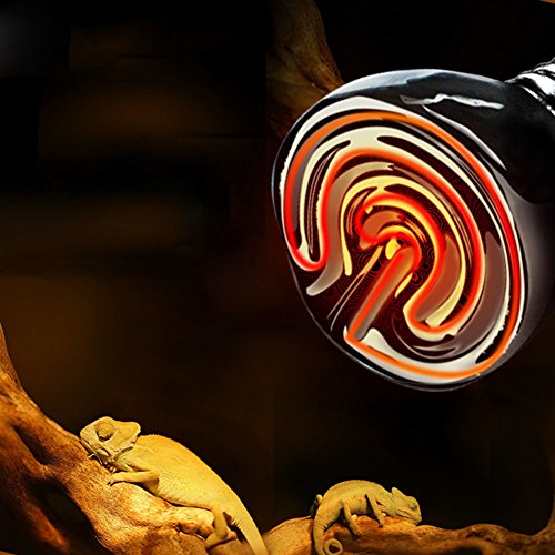 250W Reptile Heat Lamp Pet Infrared Ceramic Heater Emitter Appliances Lamp Reptile Tank Accessories for Amphibian Pet Brooder Coop Lizard Bearded Dragon Turtle Snake Terrarium Incubating Chicken - view 7