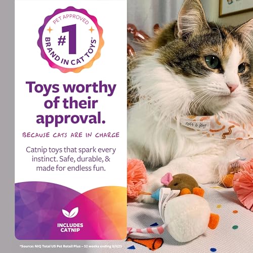 (16 Set Bundle) Birthday Bash Variety Pack Catnip Cat Toys - Multi Color, Set of 16 - view 2