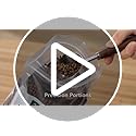 1 Cup Dog Cat Food Scoop, OHOLA Stainless Steel Dog Food Measuring Cup, Precision Scale Measurements (Stylish Pattern) - view 7