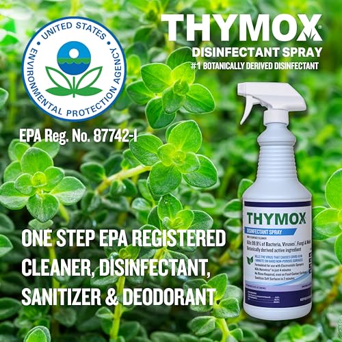 Botanical Disinfectant Spray 32 oz - All Natural Multipurpose Cleaner, Pet Friendly, Hospital Grade Disinfectant, Kitchens, Pet Hospitals, Vet Clinics, Restoration, Lemongrass Fragrance - view 2