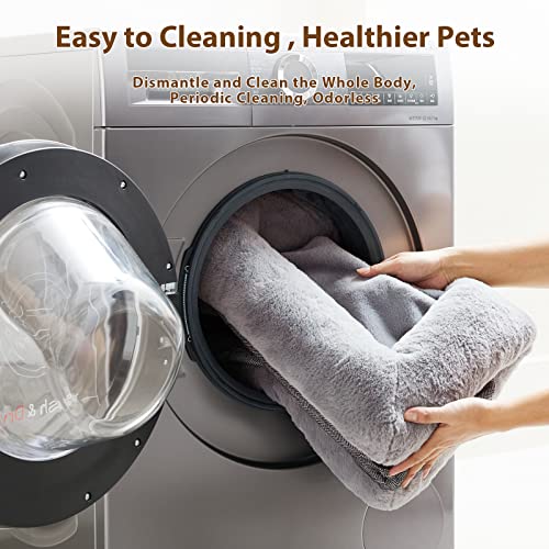 Orthopedic Dog Bed for Large Sized Dogs – Washable Dog Couch Bed with Bolster Sides, Removable Waterproof Cover, Non-Slip Base, Comfortable Pet Bed for Better Sleeping - view 5