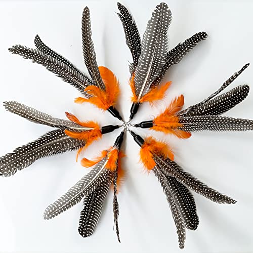 Cat Feather Toys Refill, 6 Pieces Cat Wand Attachments Da Bird Feathers Toy for Indoor Cats - view 5