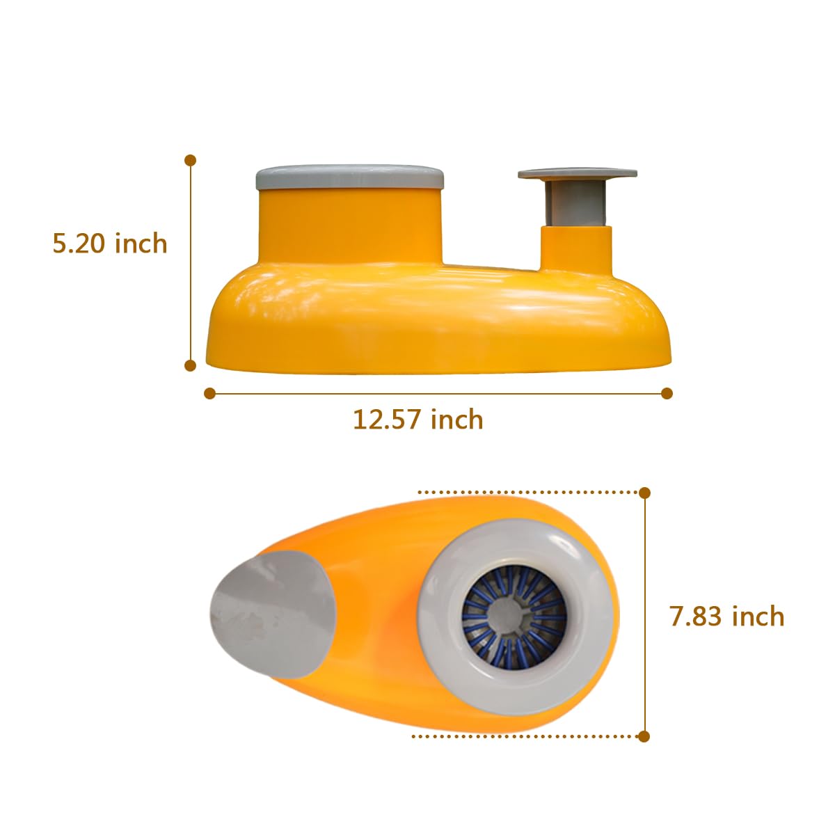 Mechanical Dog Paw Cleaner-Manual Spinning-Cup Washer (Small-Medium) - view 6