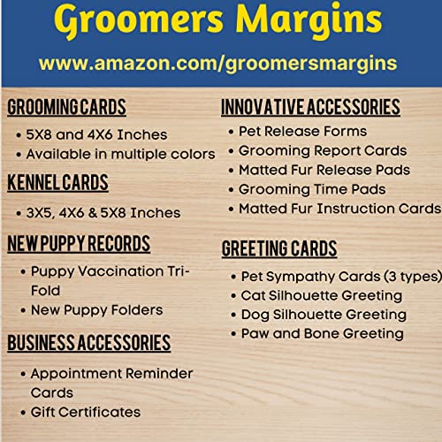 Matted Fur Release Forms for Dog Grooming Salons (Pad of 100, 5.5 X 8.5 Inches) - Addressing Mats - view 6