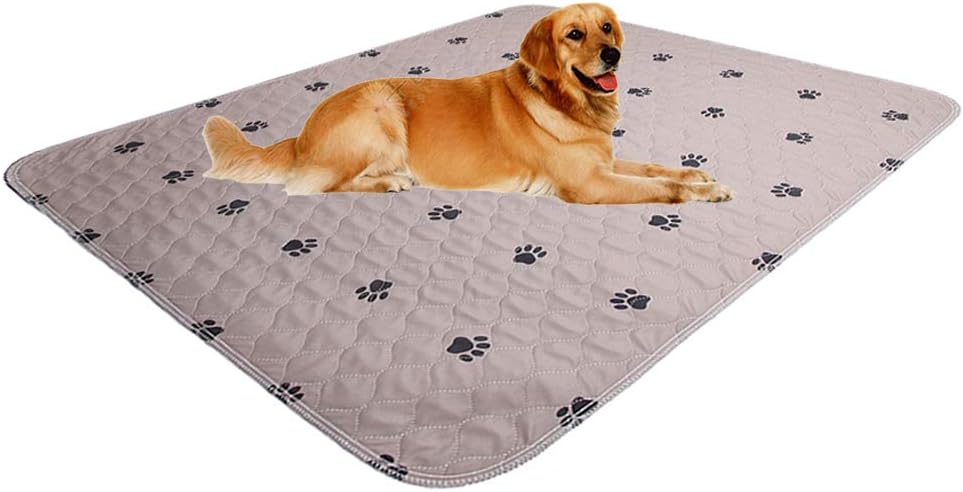 Washable dog pee pads with puppy grooming gloves, puppy pads, reusable pet training pads, large dog pee pad, waterproof pet pads for dog bed mat, super absorbing whelping pads