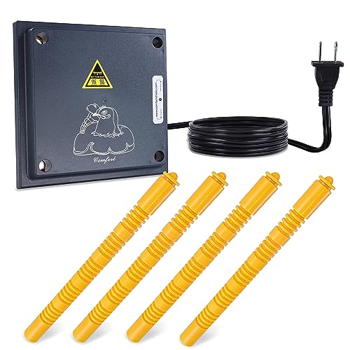Chick Heating Plate Brooder Plate - 10 Inch Brooder Heat Plate for Chicks and Ducklings with Adjustable Height - view 3