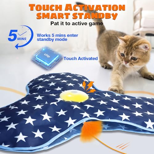 Interactive Cat Toys with Motion-Activated, Chirping Cat Toy - view 2