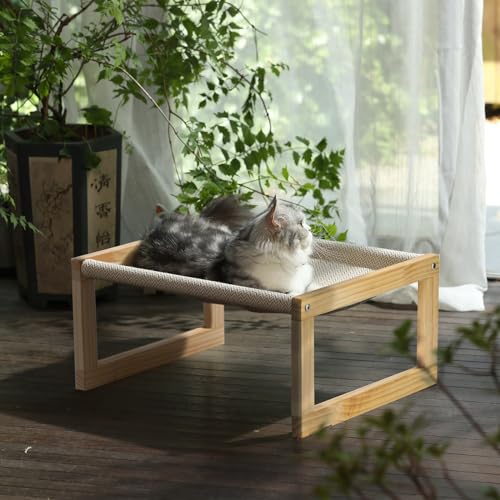 Large Cat Hammock, Raised Dog Bed for Indoor and Outdoor, Washable - view 6