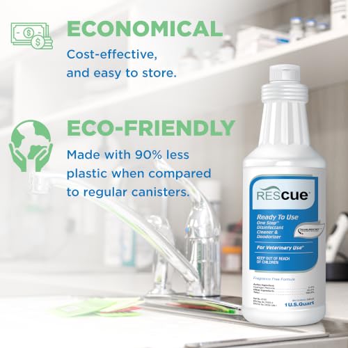 One-Step Ready-to-Use Disinfectant Cleaner & Deodorizer – For Veterinary Use, Animal Shelters, Pet Foster Homes, Kennels, Litter Box – 32 Ounce RTU (Spray Nozzle NOT Included) - view 6