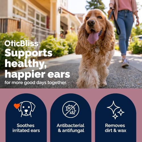 Oticbliss Dog Ear Infection Drops & Advanced Cleaning Wipes Bundle - view 3