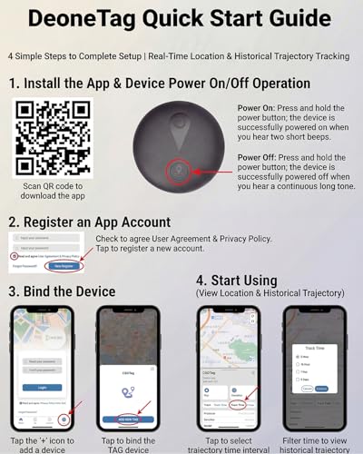 GPS Tracker for Dogs, Smart Dog Tracker with Real-Time Location, for Android and iPhone No Monthly Fee & No SIM Card- Pet Location Tracker with Holder, IP68 Waterproof, Indoor & Outdoor Pet Safety Use - view 7