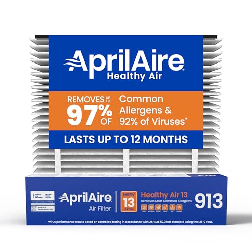 913 Replacement Filter for Whole House Air Purifiers - MERV 13, Healthy Home Allergy, 25x20x4 Air Filter (Pack of 1)
