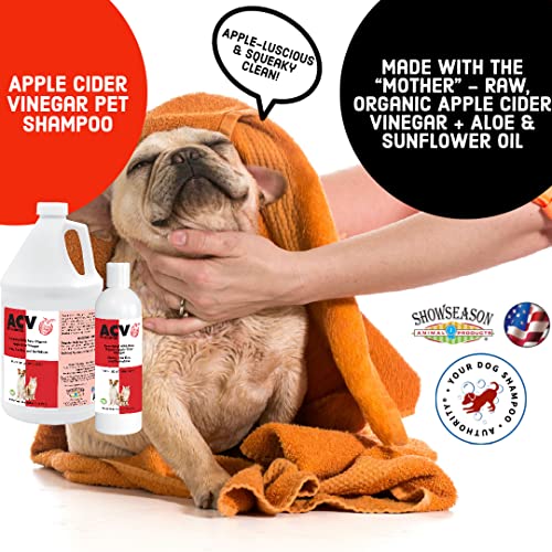 Apple Cider Vinegar Pet Shampoo 1 Gallon for Dogs & Cats | Cruelty-Free | Biodegradable and Non-Toxic | Made in The USA - view 2