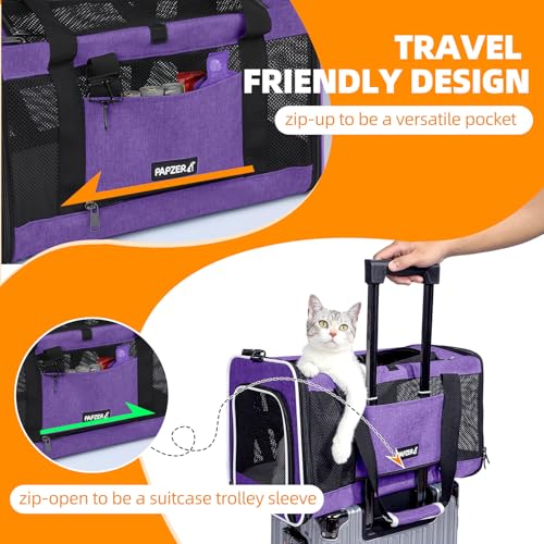 Cat Carrier Soft-Sided Travel Bag for Medium to Large Cat Over 15lbs - view 5