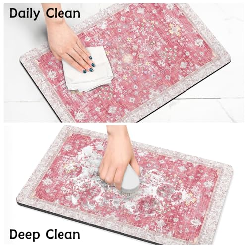 Pet Food Mats for Floor, Absorbent Dog Mat for Food and Water Dispenser, Quick Dry Dog Placemat Pet Supplies - view 7