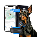 GPS Tracker for Dogs with 36 Month Subscription, Real-Time Location, Electronic Fence, Health Monitoring, Waterproof, for Medium Large Dogs, iOS Android
