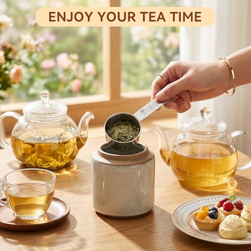 6Pcs Stainless Steel Measuring Cup, 1/8 Cup - 30ml Metal Measuring Cup, Comfortable Hand Feeling Measuring Scoops for Coffee Cooking Baking Kitchen - view 6