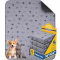 4 Pack Washable Pee Pads for Dogs, Waterproof Reusable Puppy Pads