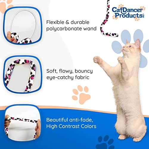 Products Jungle Cat Charmer, Jungle Wand Toy for Kittens Training, Colorful Ribbon Cat Charmer, Interactive Catcher Wand for Cat Exercise (1 Pack, Multicolor) - view 4