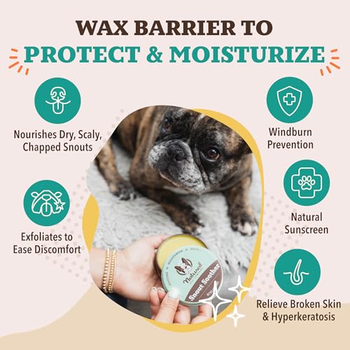 Snout Soother Bundle, Includes 2oz Tin + 0.15oz Stick, Dog Nose Balm for Chapped, Crusty and Dry Dog Noses, Organic, All Natural Ingredients, Packaging May Vary - view 4