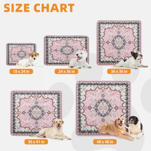 Washable Pee Pads for Dogs, 2 Pack Super Absorbent Reusable Puppy Training Pads Waterproof, Nonslip and Leak-Proof Dog Pee Pads, Large Pet Mats Whelping Pads for Floor, Crate, Couch, 36"x41" - view 6