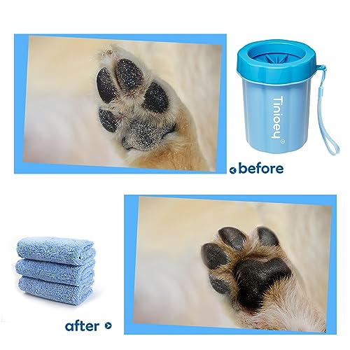 Dog Paw Cleaner Cup, Medium Dog Paw Washer with Silicone Brush - view 4