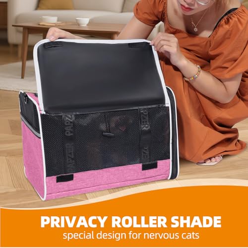 Cat Carrier for Travel, Soft-Sided, Top Loading, Privacy Curtain, to 20 lbs - view 3