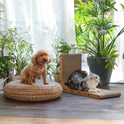 Cat Scratcher, 26.8 Inch L Shaped Cat Scratch Pad for Indoor Cats - view 4